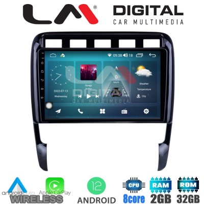 LM Digital - LM ZR8443 GPS Οθόνη OEM Multimedia Αυτοκινήτου για PORSCHE CAYENNE 2002>2011 (CarPlay/AndroidAuto/BT/GPS/WIFI/GPRS)