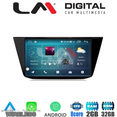 LM Digital - LM ZR8522 GPS Οθόνη OEM Multimedia Αυτοκινήτου για VW TOURAN 2016> (CarPlay/AndroidAuto/BT/GPS/WIFI/GPRS)