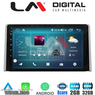 LM Digital - LM ZR8572 GPS Οθόνη OEM Multimedia Αυτοκινήτου για TOYOTA RAV 4  2019 >  (CarPlay/AndroidAuto/BT/GPS/WIFI/GPRS)