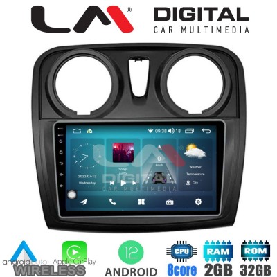 LM Digital - LM ZR8657 GPS Οθόνη OEM Multimedia Αυτοκινήτου για Dacia Dokker 2012 > (CarPlay/AndroidAuto/BT/GPS/WIFI/GPRS)