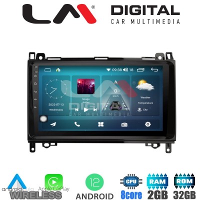 LM Digital - LM ZR8668 GPS Οθόνη OEM Multimedia Αυτοκινήτου για MERCEDES A(W169),B(W245) - SPRINTER - VITO   (CarPlay/AndroidAuto/BT/GPS/WIFI/GPRS)