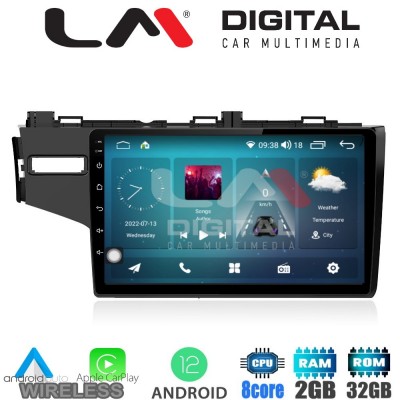 LM Digital - LM ZR8760 GPS Οθόνη OEM Multimedia Αυτοκινήτου για HONDA JAZZ 2013> (CarPlay/AndroidAuto/BT/GPS/WIFI/GPRS)