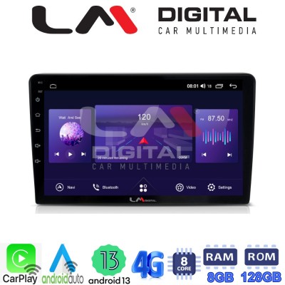 LM Digital - LM ZT8237 GPS Οθόνη OEM Multimedia Αυτοκινήτου για FORD FOCUS > 2011FORD MONDEO 2007 > 2014FORD GALAXY 2007 > 2014FORD S-MAX 2008 > 2014 (CarPlay/AndroidAuto/BT/GPS/WIFI/GPRS)