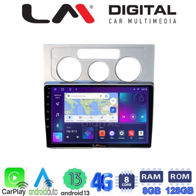 LM Digital - LM ZT8512 GPS Οθόνη OEM Multimedia Αυτοκινήτου για VW Touran 2003 > 2010 (CarPlay/AndroidAuto/BT/GPS/WIFI/GPRS)