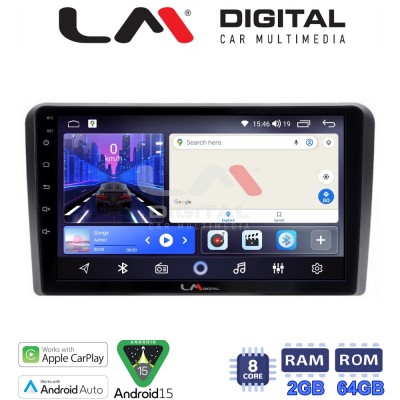 LM Digital - LM ZW8190 GPS Οθόνη OEM Multimedia Αυτοκινήτου για PEUGEOT 308 2013> (CarPlay/AndroidAuto/BT/GPS/WIFI)