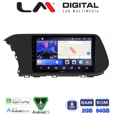 LM Digital - LM ZW8229 GPS Οθόνη OEM Multimedia Αυτοκινήτου για Hyundai i20 2021 > (CarPlay/AndroidAuto/BT/GPS/WIFI)